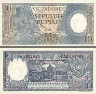 *10 Rupií Indonézia 1963, P89 AU - Kliknutím na obrázok zatvorte -